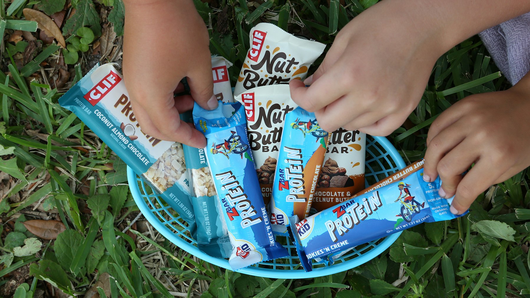 Basket of Zbars and Nut Butter Bars