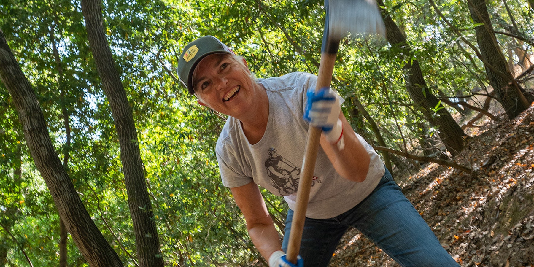 Kit Crawford volunteering